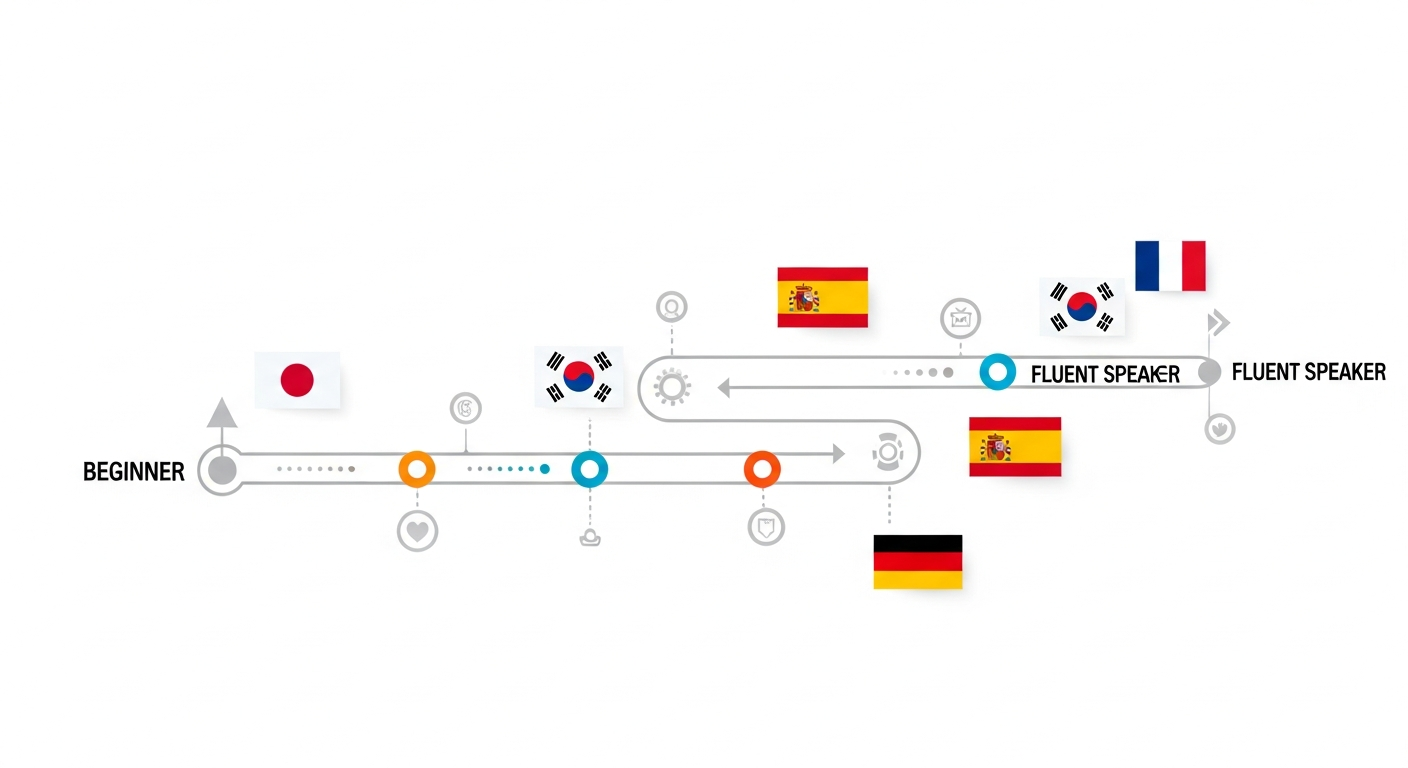 How Long to Learn a Language? Real Timelines — Langmitra