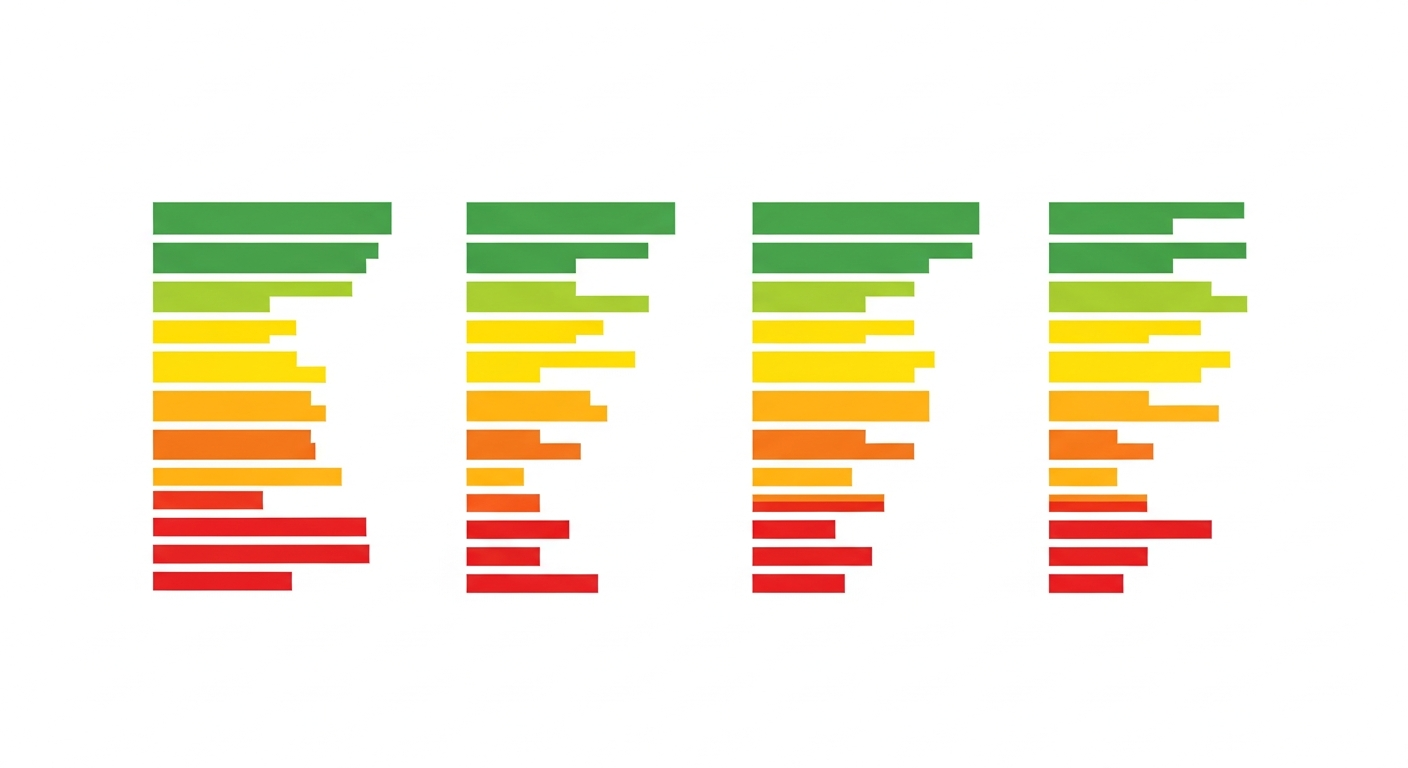 PTE Academic score ranges comparison chart showing band equivalencies